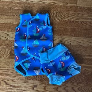 Splash About Infant Swimsuit and Diaper Cover